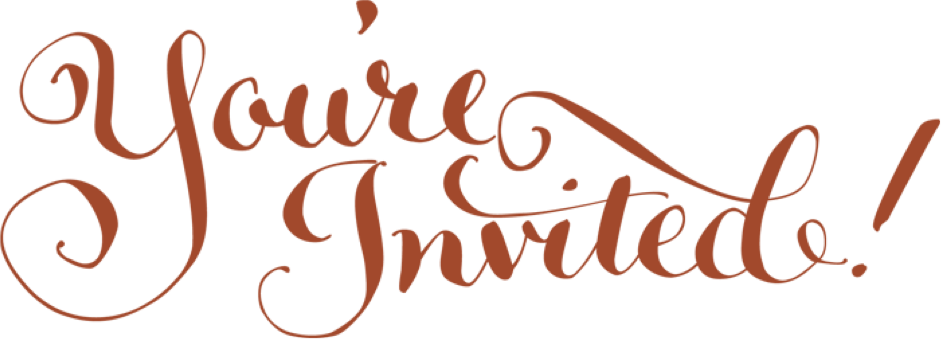 text-invited earth brown